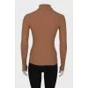 Brown golf with tag
