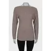 Graphite knitted sweater