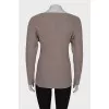 Graphite knitted sweater