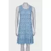 Lace blue dress with tag