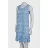 Lace blue dress with tag