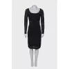 Black stretch dress