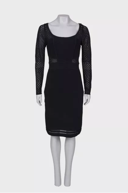 Black stretch dress