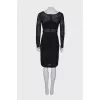 Black stretch dress