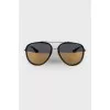 Gold frame sunglasses