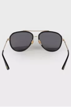 Gold frame sunglasses