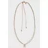 Necklace - strap with double chain