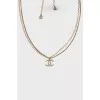 Necklace - strap with double chain