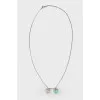 Silver heart pendant