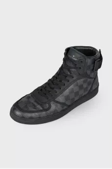 Men's dark gray boots