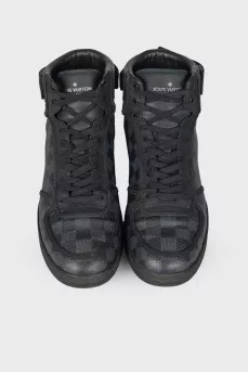Men's dark gray boots