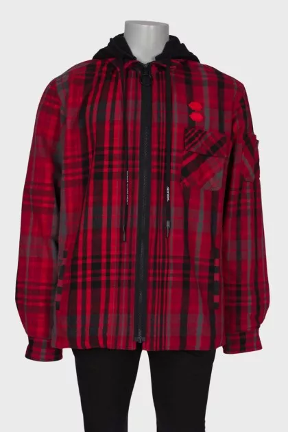 Men's plaid jacket