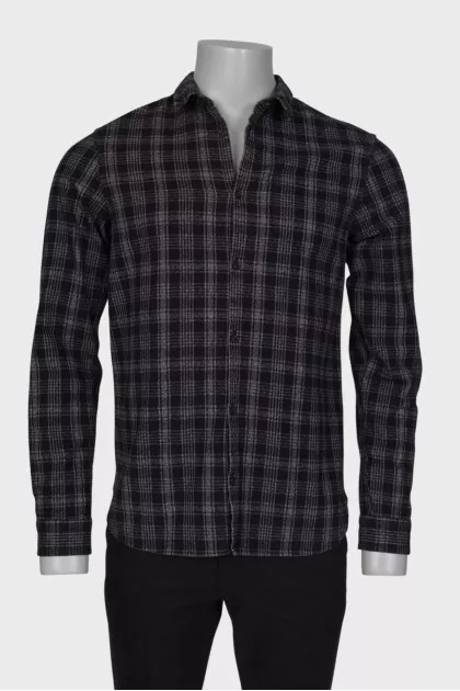 Men's checkered shirt