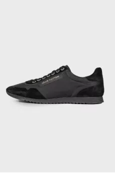 Men's black sneakers