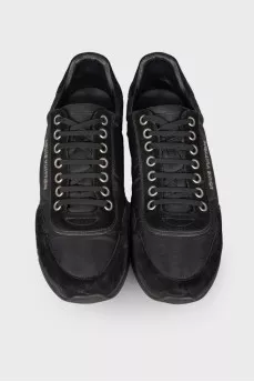 Men's black sneakers