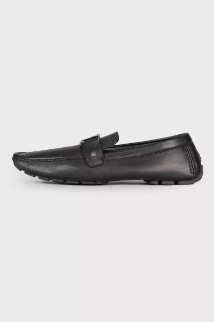 Men's leather moccasins