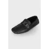Men's leather moccasins