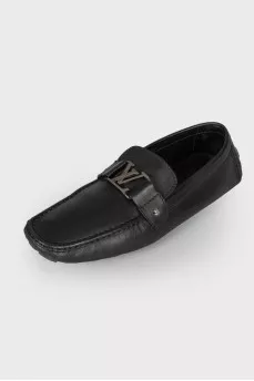 Men's leather moccasins