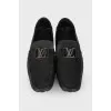 Men's leather moccasins