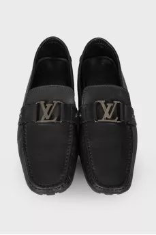 Men's leather moccasins