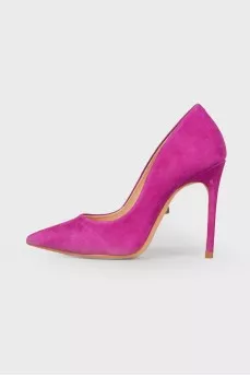 Suede stilettos