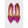 Suede stilettos