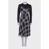 Mixed print dress