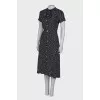 Navy polka dot dress
