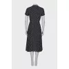 Navy polka dot dress