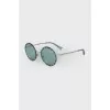 Turquoise rhinestone sunglasses