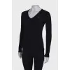 Cashmere black jumper