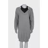 Gray loose fit dress