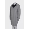 Gray loose fit dress