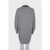 Gray loose fit dress