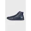 Men's dark blue sneakers