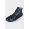 Men's dark blue sneakers