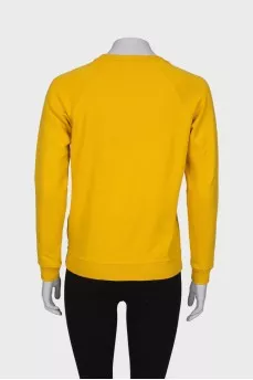 Sweatshirt with signature print