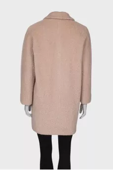 Powder coat in alpaca wool