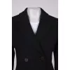 Black wool coat