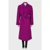 Pink maxi coat with tag
