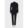 Classic suit with red stripes
