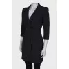 Jacket dress with short sleeves