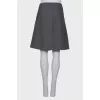 A-line skirt in wool