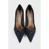 Textile shoes in floral print