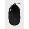 Black cap with an inscription