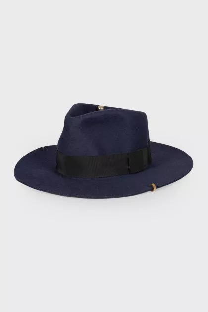 Navy blue hat