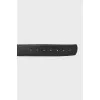 Black belt with brand logo