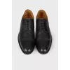 Men's black oxfords