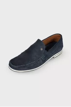 Men's moccasins with perforations