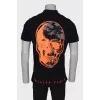 Men's T-shirt with back print